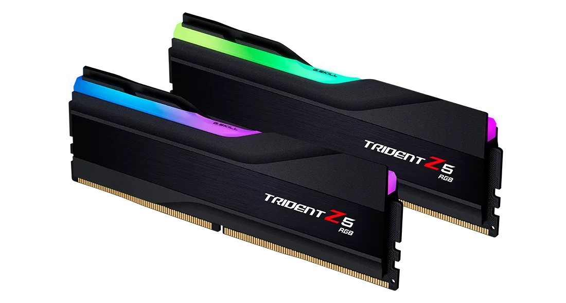 G.SKILL Trident Z5 RGB Series 32GB (2x16GB) DDR5 RAM 6000MT/s CL28 Memory Kit - Black