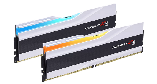 G.SKILL Trident Z5 RGB Series 64GB (2x32GB) DDR5 RAM 6000MT/s CL36 Memory Kit - White