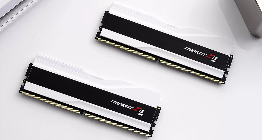 G.SKILL Trident Z5 RGB Series 64GB (2x32GB) DDR5 RAM 6000MT/s CL36 Memory Kit - White