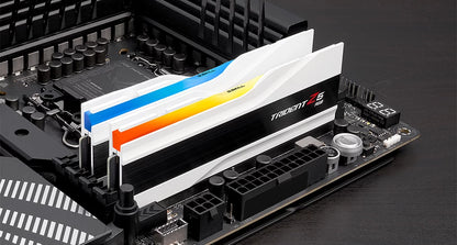 G.SKILL Trident Z5 RGB Series 64GB (2x32GB) DDR5 RAM 6000MT/s CL36 Memory Kit - White