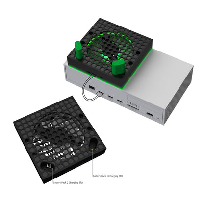 TYX-3606 High quality Black cooling stand with dual holder for XBOX Series