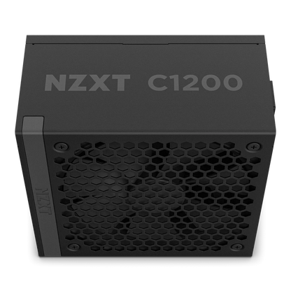 NZXT C1200, 1200W 80+ Gold Full Modular ATX (3.1) (PCIe 5.1) Gaming Power Supply w/ 135mm fluid dynamic bearing fan with Zero Fan Mode (Black)