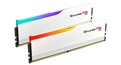 G.SKILL Ripjaws M5 RGB Series 32GB (2x16GB) DDR5 RAM 6000MT/s CL36 Memory Kit - White
