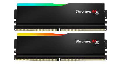 G.SKILL Ripjaws M5 RGB Series 32GB (2x16GB) DDR5 RAM 6000MT/s CL36 Memory Kit - Black