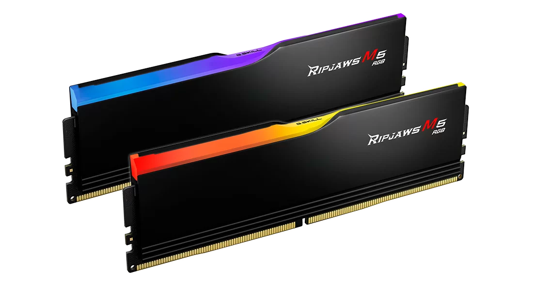 G.SKILL Ripjaws M5 RGB Series 32GB (2x16GB) DDR5 RAM 6000MT/s CL36 Memory Kit - Black