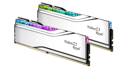 G.SKILL Trident Z5 Royal RGB Series 64GB (2x32GB) DDR5 RAM 6000MT/s CL28 Memory Kit - Silver