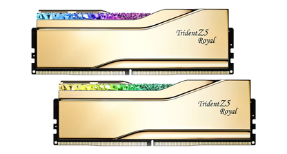 G.SKILL Trident Z5 Royal RGB Series 32GB (2x16GB) DDR5 RAM 6000MT/s CL28 Memory Kit - Gold