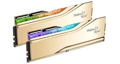 G.SKILL Trident Z5 Royal RGB Series 32GB (2x16GB) DDR5 RAM 6000MT/s CL28 Memory Kit - Gold
