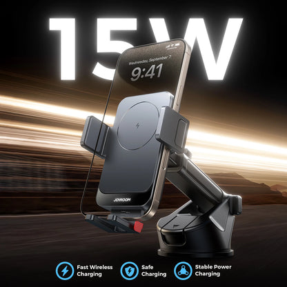 JOYROOM JR-ZS241S Wireless Car Charger Holder-Black