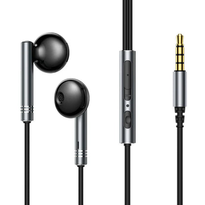JOYROOM JR-EW06 Wired Series Half In-Ear Metal Wired Earbuds