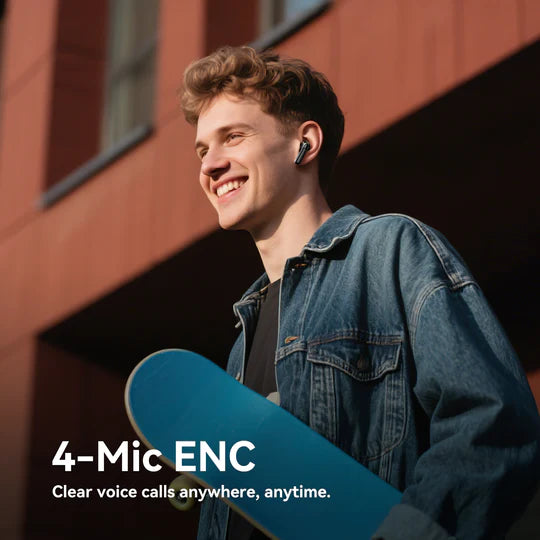 JOYROOM JR-FN3 ANC+ENC True Wireless Bluetooth Earphones Black