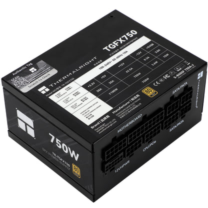 Thermalright (TGFX-750) SFX Gold 750W (ATX 3.0) PCIE 5.0 (12VHPWR) 80 Plus Gold Full Modular, Smart Fan - Power Supply