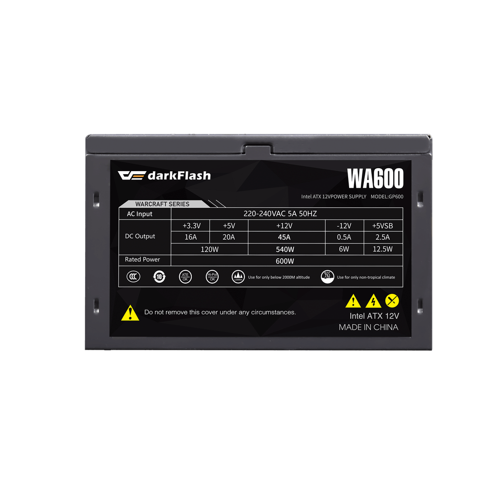 DARKFLASH WA 600WATT POWER SUPPLY