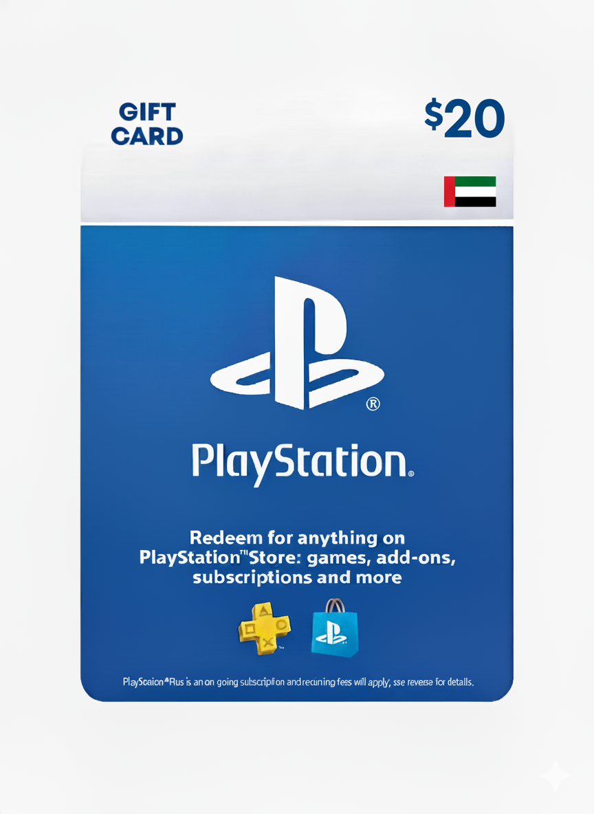 Playstation Store Gift Card 20 UAE