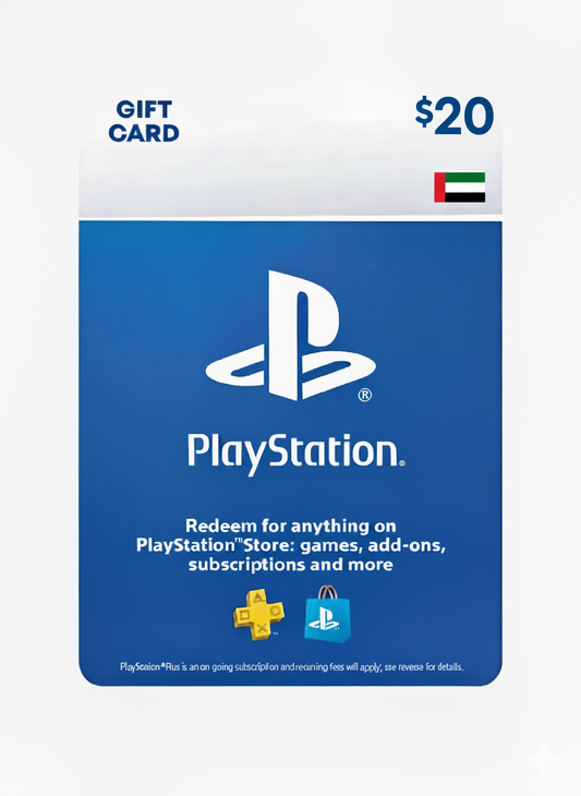 Playstation Store Gift Card 20 UAE