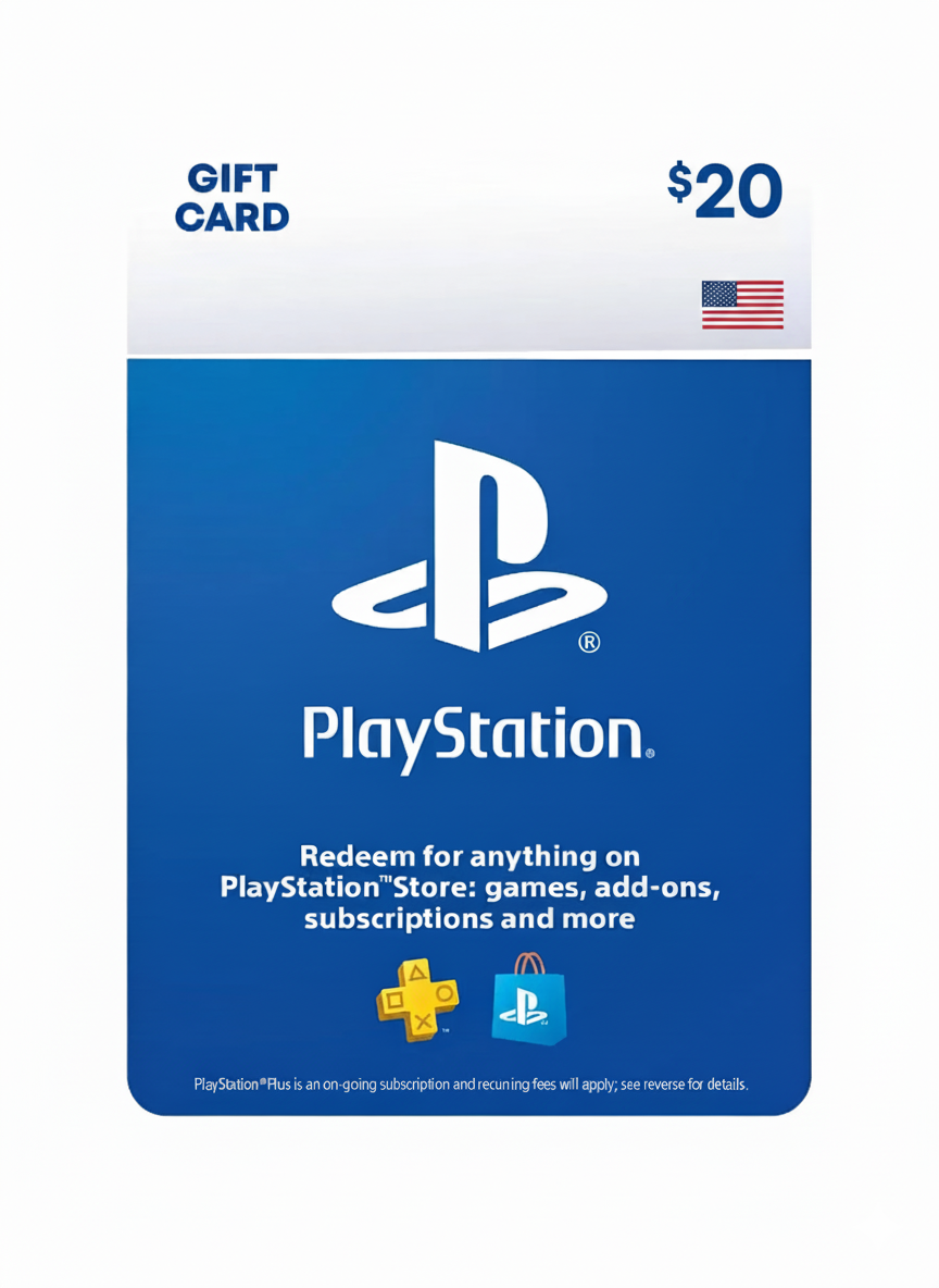 Playstation Store Gift Card 20 UK
