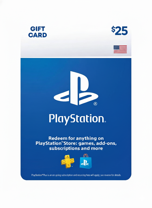 Playstation Store Gift Card 25 USA