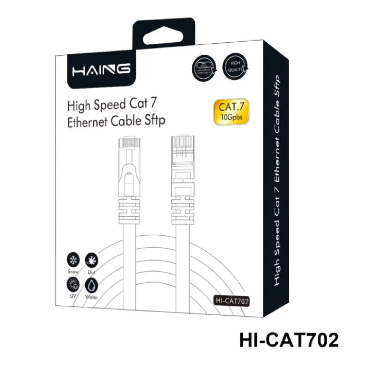 HAING HI-CAT702-3M 10 Gbps High Speed SFTP CAT7 Ethernet Cable 3M