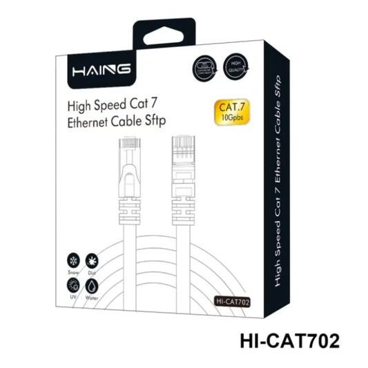 HAING HI-CAT702-3M 10 Gbps High Speed SFTP CAT7 Ethernet Cable 3M