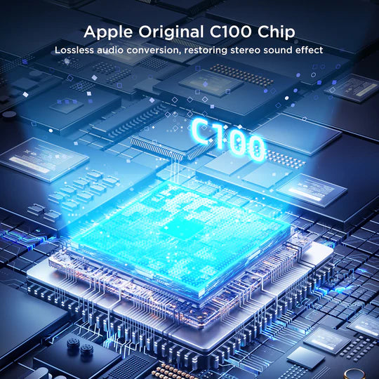 JOYROOM SY-L01 Audio-Transfer Series 2-in-1 Audio Adapter (Lightning to 3.5mm+Lightning)-Black (Call Version)