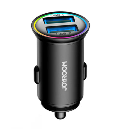 JOYROOM JR-CCN03 2USB 24W 2USB mini Metal Car Charger