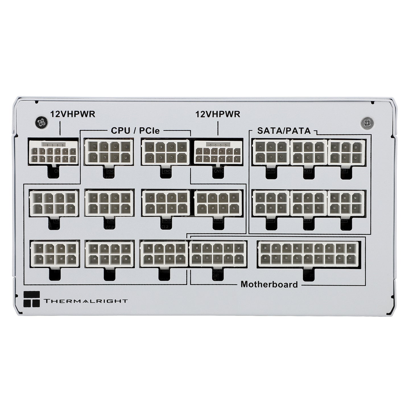 Thermalright (TP1350-W) Platinum 1350W (ATX 3.0) PCIE 5.0 (12VHPWR) 80 Plus Platinum Full Modular, Smart Fan - Power Supply (White)