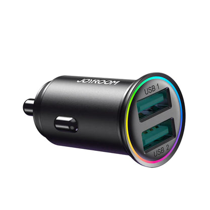 JOYROOM JR-CCN03 2USB 24W 2USB mini Metal Car Charger