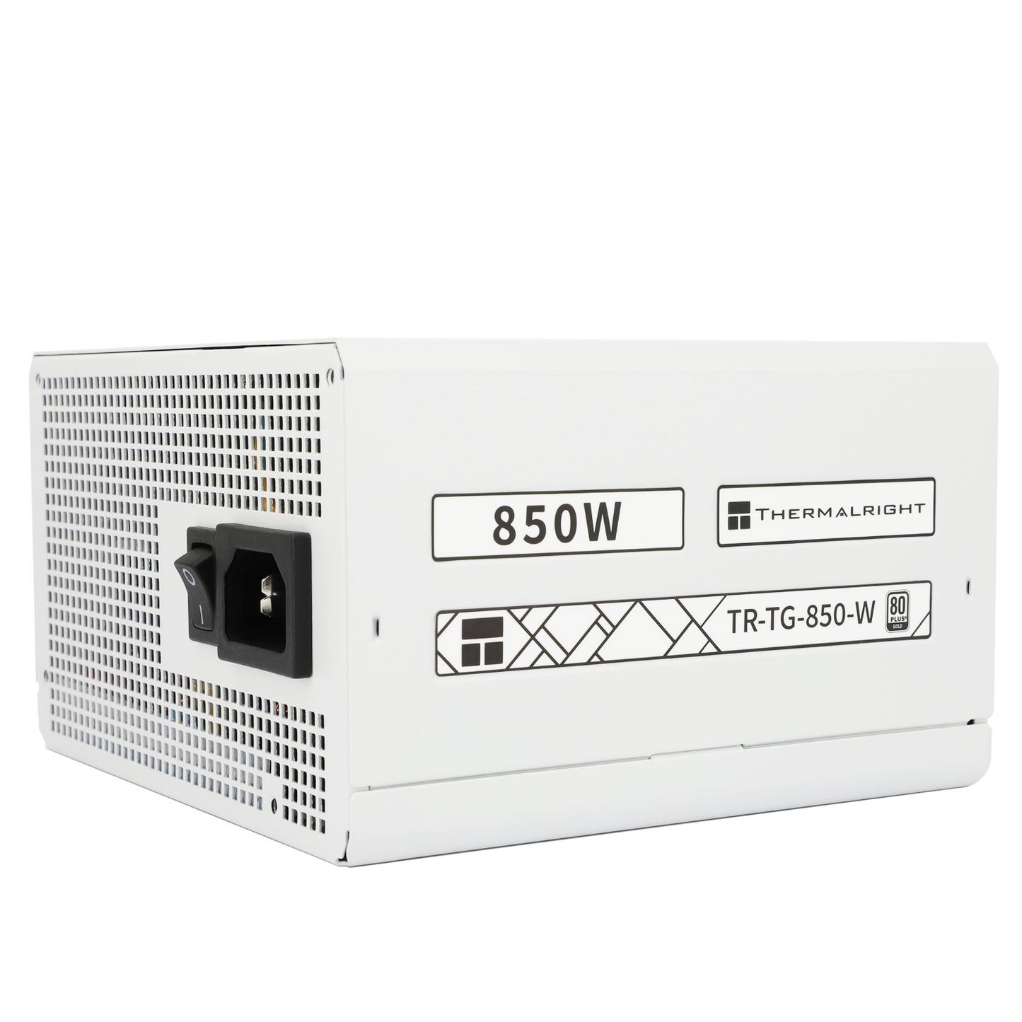 Thermalright (TG-850-W) Gold 850W (ATX 3.0) PCIE 5.0 (12VHPWR) 80 Plus Gold Full Modular, Smart Fan - Power Supply (White)