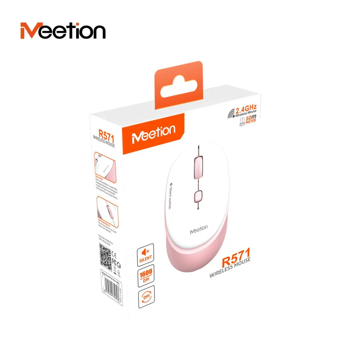 MEETION WIRELESS MOUSE R571 PINK