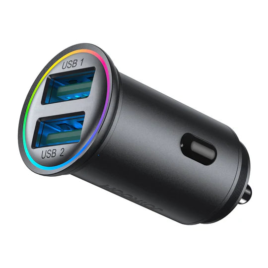 JOYROOM JR-CCN03 2USB 24W 2USB mini Metal Car Charger