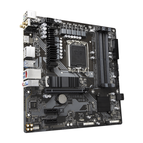 GIGABYTE B760M DS3H AX (WiFi 6E), Intel 13th 12th Series, LGA 1700/DDR4/PCIe 4.0/2xM.2 - mATX Gaming MotherBoard