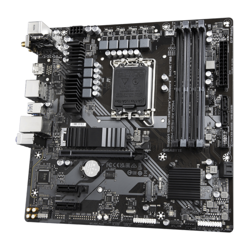 GIGABYTE B760M DS3H AX (WiFi 6E), Intel 13th 12th Series, LGA 1700/DDR4/PCIe 4.0/2xM.2 - mATX Gaming MotherBoard