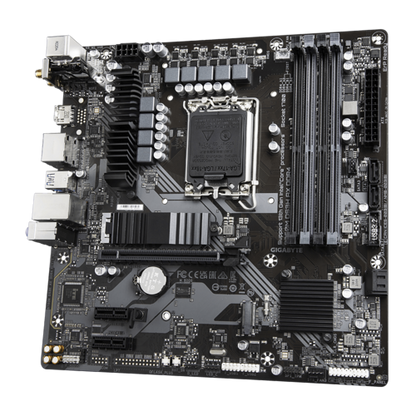 GIGABYTE B760M DS3H AX (WiFi 6E), Intel 13th 12th Series, LGA 1700/DDR4/PCIe 4.0/2xM.2 - mATX Gaming MotherBoard