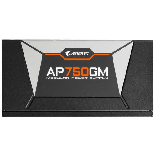 GIGABYTE AORUS P750 GOLD 750W 80+ Full Modular Power Supply w/ 135mm 2 Ball Bearing Smart Fan