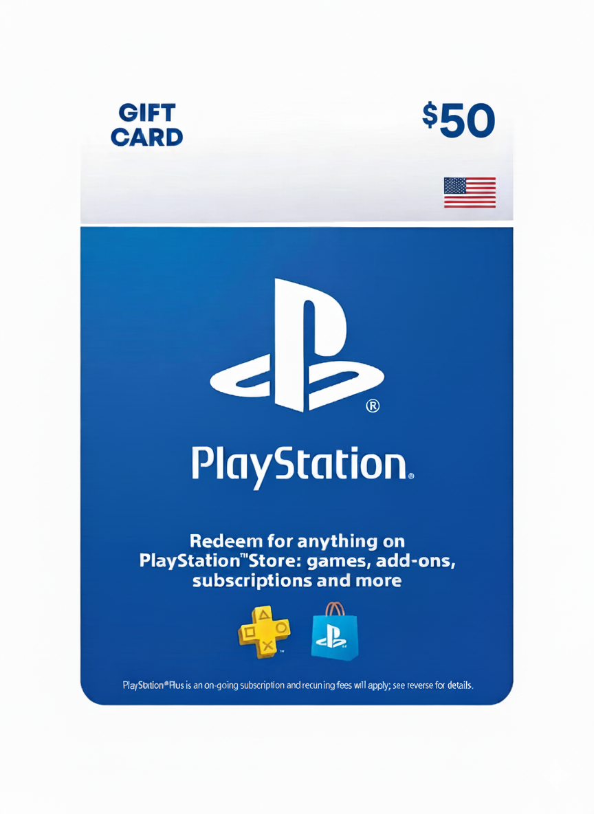 Playstation Store Gift Card 50 UK