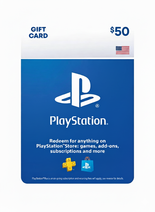 Playstation Store Gift Card 50 UK