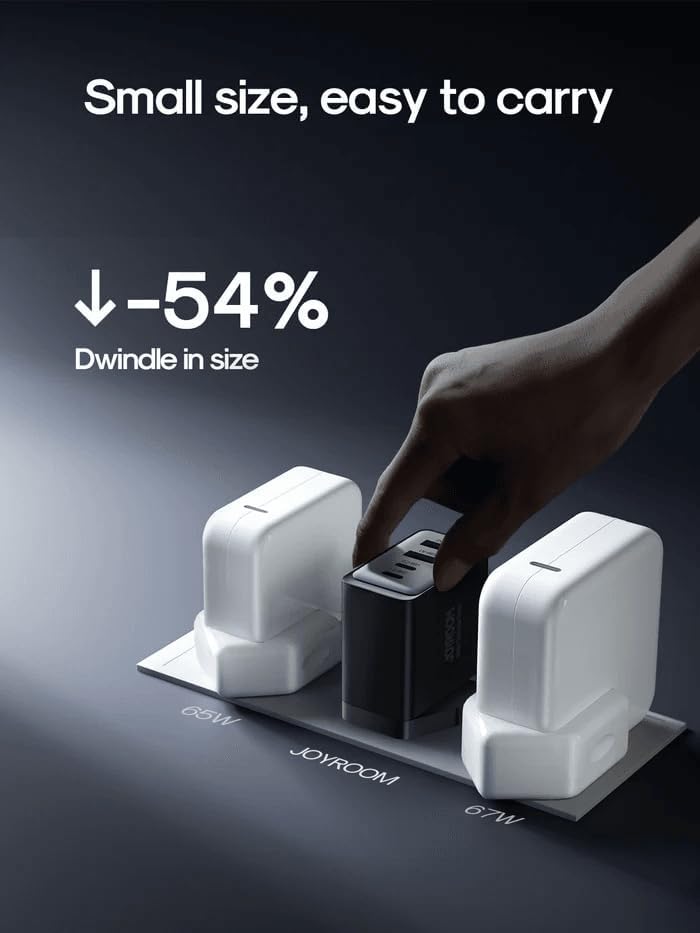 JOYROOM TCG02 GaN Ultra 67W 2C2A Fast Charger+100W C to C Cable 1.2m