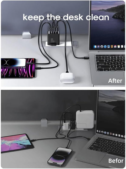 JOYROOM TCG02 GaN Ultra 67W 2C2A Fast Charger+100W C to C Cable 1.2m