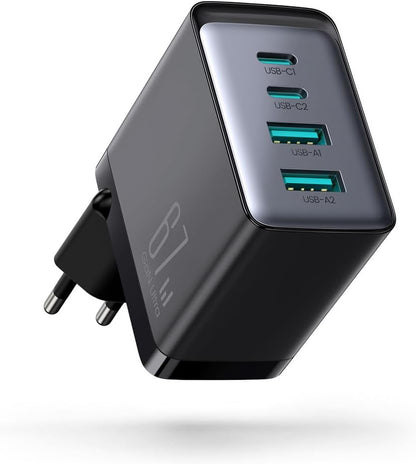 JOYROOM TCG02 GaN Ultra 67W 2C2A Fast Charger+100W C to C Cable 1.2m