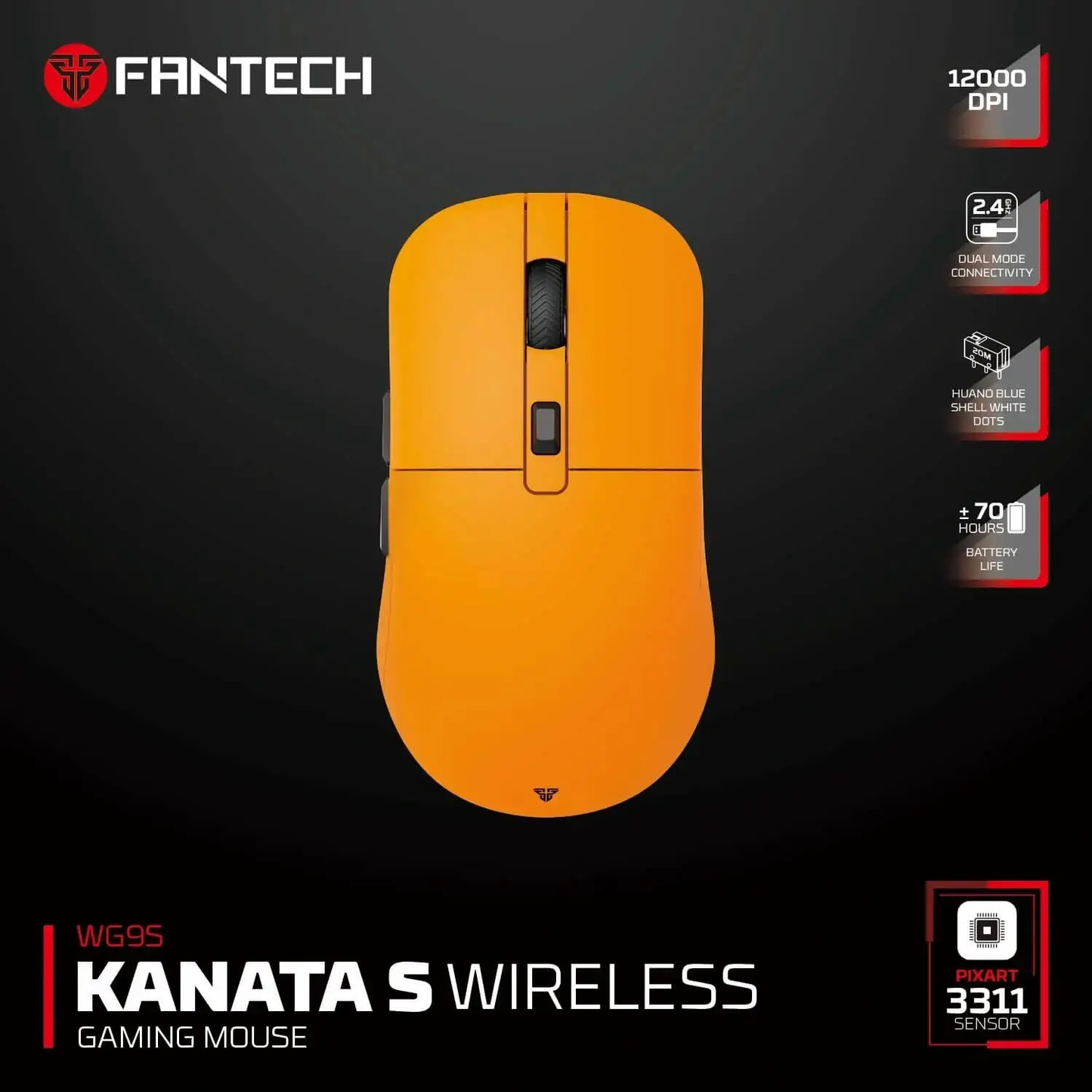 FANTECH WG9S YELLOW