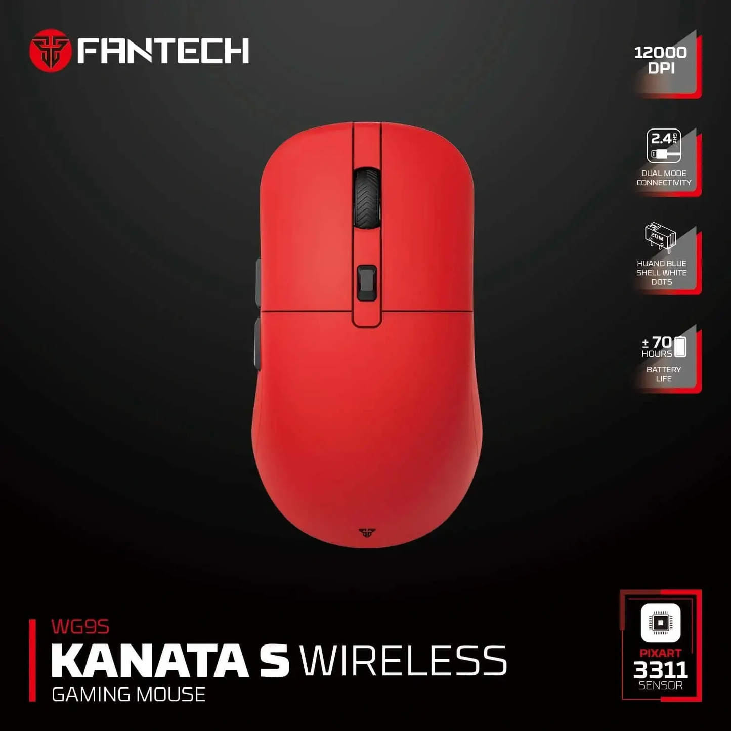 FANTECH WG9S RED