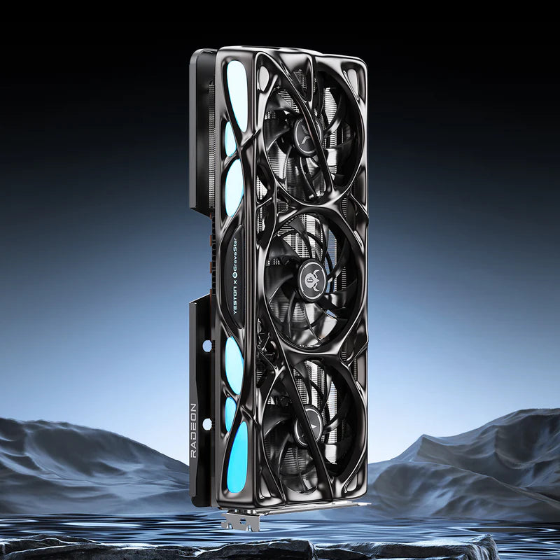 Yeston x GravaStar AMD RADEON RX 9070 XT 16G GDDR6 Mercury Nova OC GPU