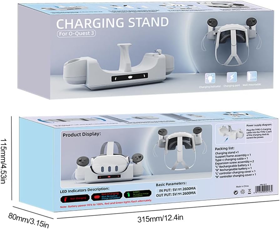 CHARGING STAND FOR O-QUEST 3 HBV-Q11