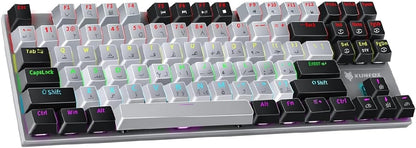 XUNFOX K80 Gaming Keyboard Blue Mechanical Switch