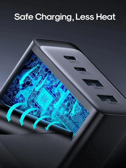 JOYROOM TCG02 GaN Ultra 67W 2C2A Fast Charger+100W C to C Cable 1.2m