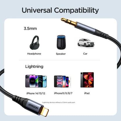 JOYROOM SY-A06 Audio-Transfer Series AUX Audio Cable (Lightning to 3.5mm) 1.2m