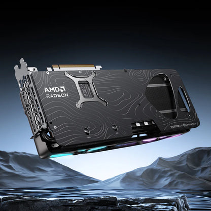 Yeston x GravaStar AMD RADEON RX 9070 XT 16G GDDR6 Mercury Nova OC GPU