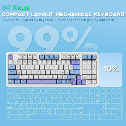 REDRAGON K664WBP-RGB-PRO Triple-Mode Gasket Mechanical Keyboard