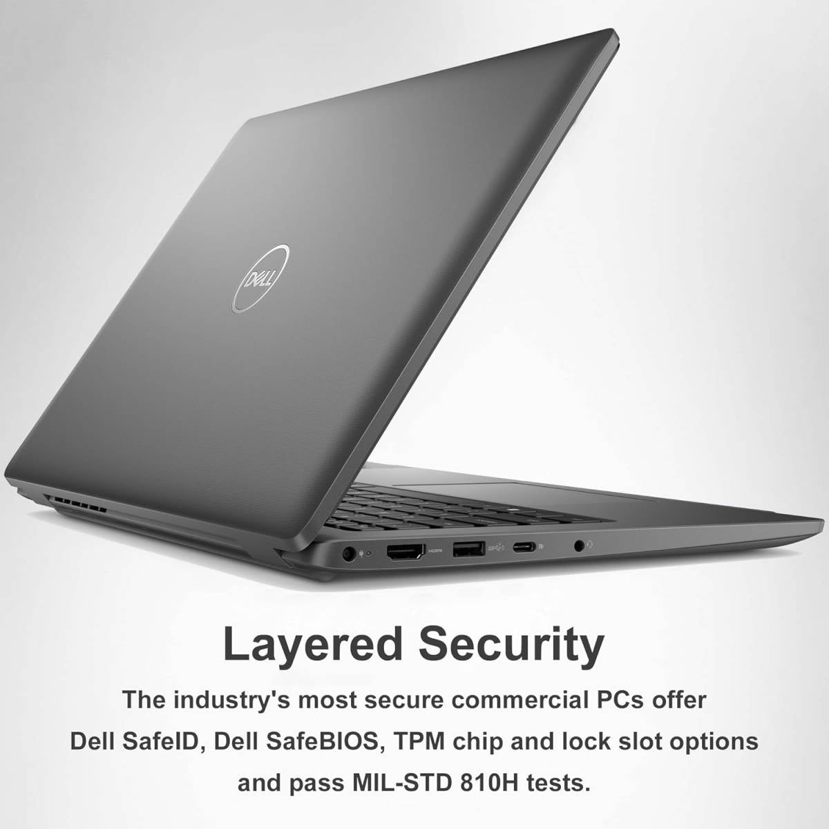 Dell Latitude 3450 14" Business Laptop, Intel 10 Core i5-1335U, 16GB DDR5 (Customized), 512GB NVMe, WiFi 6E + BT, HD Webcam, RJ-45 - Gray
