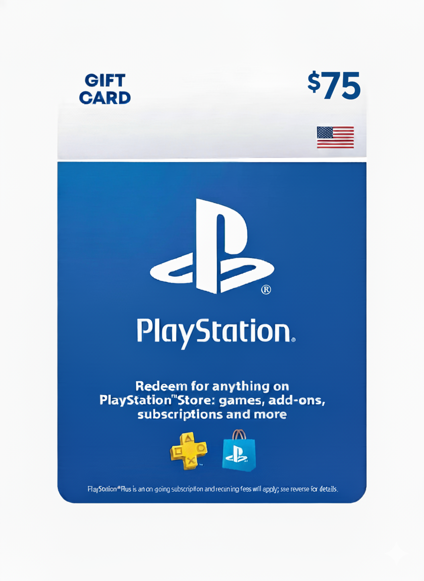 Playstation Store Gift Card 75 USA
